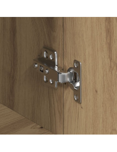 Credenza Rovere artigianale 120 x 36 x 69 cm Legno multistrato 2