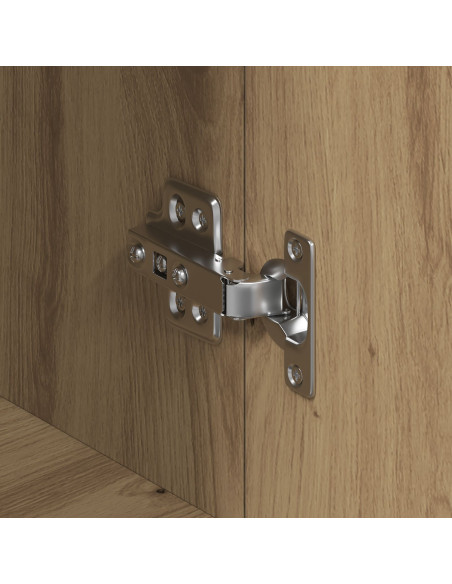 Credenza Rovere artigianale 120 x 36 x 69 cm Legno multistrato