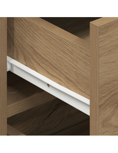 Credenza Rovere artigianale 120 x 36 x 69 cm Legno multistrato