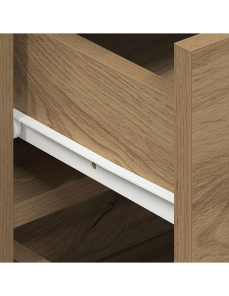 Credenza Rovere artigianale 120 x 36 x 69 cm Legno multistrato