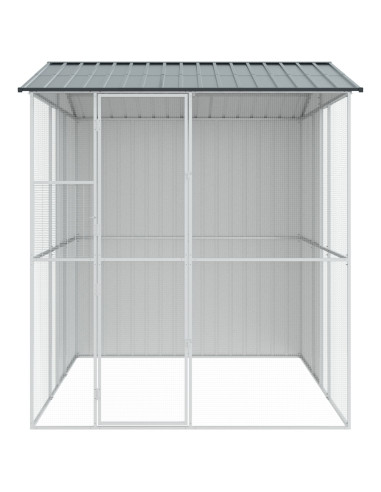 Gabbia per uccelli Antracite 215 x 310 x 247 cm Acciaio zincato