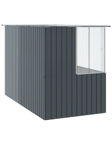 Gabbia per uccelli Antracite 165 x 318 x 200 cm Acciaio zincato