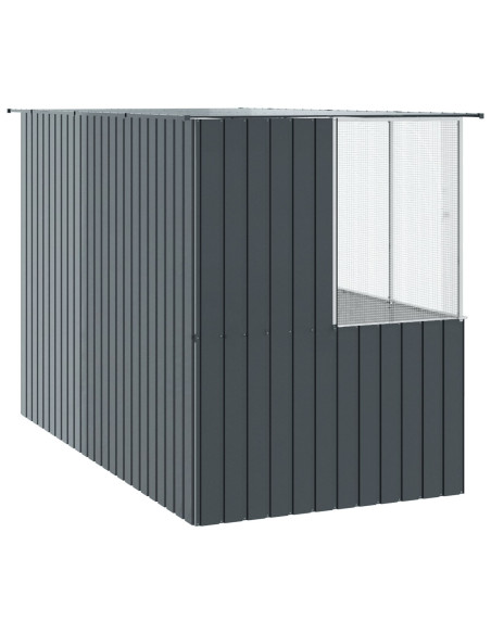 Gabbia per Uccelli  Anthracite 215x78x200 cm Acciaio Galvanizzato