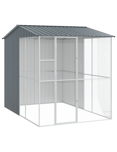 Gabbia per uccelli Antracite 215 x 310 x 247 cm Acciaio zincato