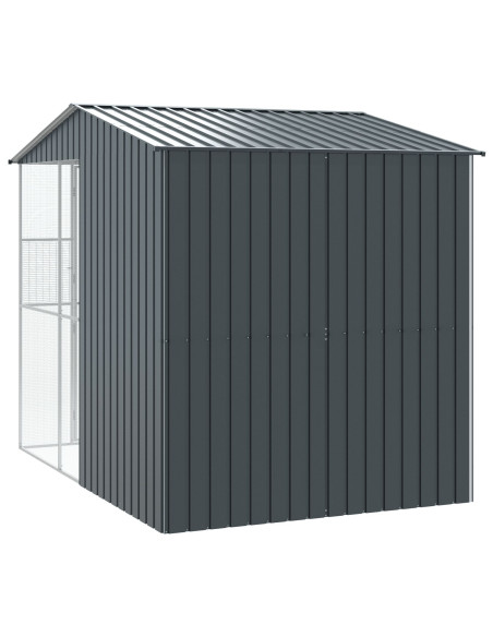 Gabbia per uccelli Antracite 215 x 310 x 247 cm Acciaio zincato