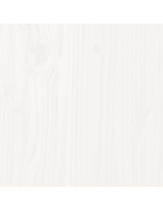 Giroletto senza Materasso Bianco 90x200 cm Legno Massello Pino