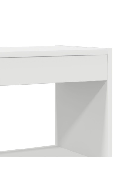 Libreria Bianca Bianca Legno ingegnerizzato 100 x 30 x 198 cm
