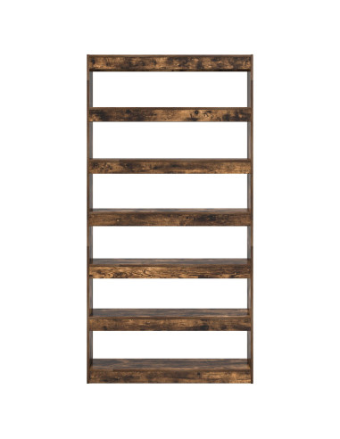 Armadio per Libri Rovere fumé 100 x 30 x 198 cm