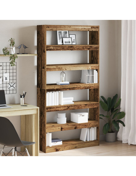Libreria Legno invecchiato Legno ingegnerizzato 100 x 30 x 198 cm