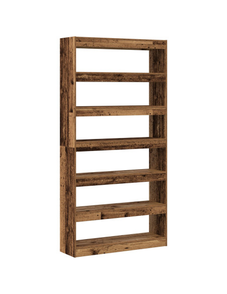 Libreria Legno invecchiato Legno ingegnerizzato 100 x 30 x 198 cm