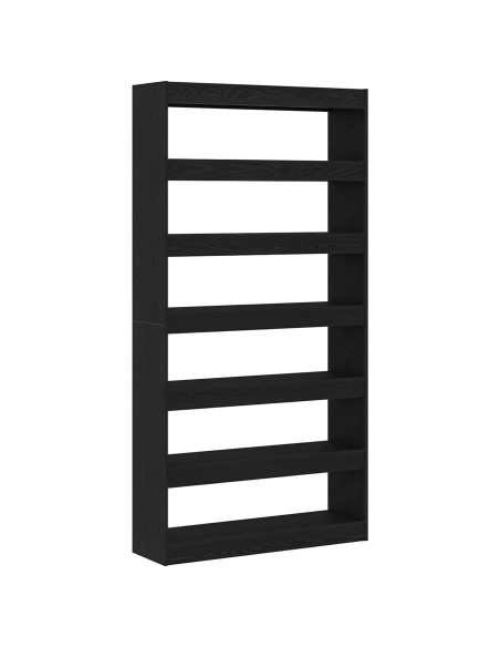 Scaffale  Rovere nero Legno ingegnerizzato 100 x 30 x 198 cm