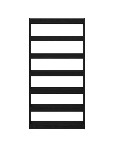 Armadio per Libri Nero 100 x 30 x 198 cm Legno multistrato