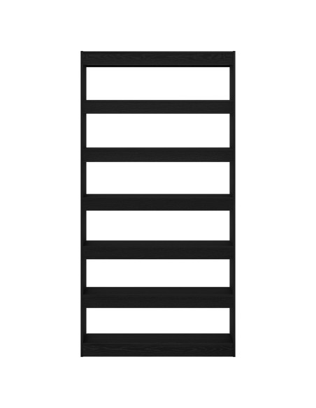 Armadio per Libri Nero 100 x 30 x 198 cm Legno multistrato