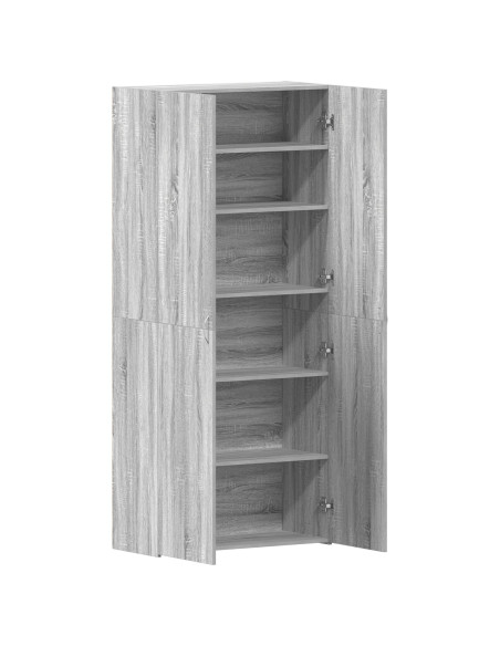 Mobile per Scarpe Grey Sonoma Legno ingegnerizzato Resistente