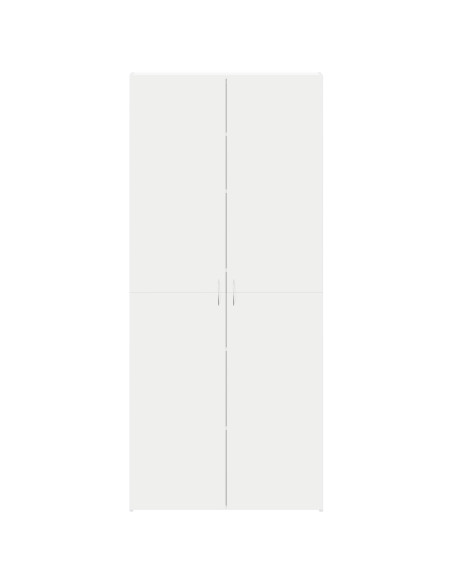 Mobile per Scarpe  Bianco 80x35.5x180 cm Legno Ingegnerizzato