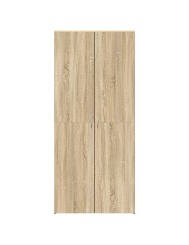 Mobile per scarpe Marrone 80 x 35.5 x 180 cm Legno multistrato