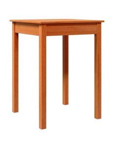 Tavolo da Pranzo Marrone Cera in Legno Massello di Pino