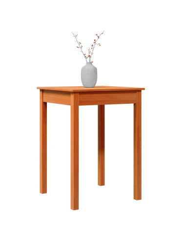 Tavolo da Pranzo Marrone Cera in Legno Massello di Pino