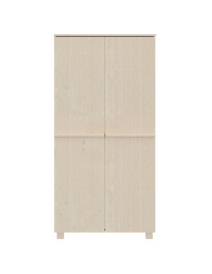Armadio HAMAR Miele 89x50x180 cm in Legno Massello di Pino 2