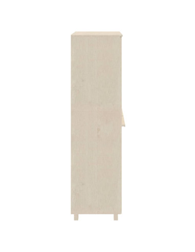 Armadio HAMAR Miele 89x50x180 cm in Legno Massello di Pino