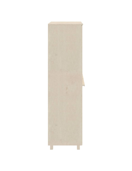 Armadio HAMAR Miele 89x50x180 cm in Legno Massello di Pino