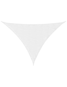 Parasole a Vela Oxford Triangolare 5x7x7 m Bianco