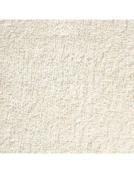 Asciugamani Premium 4 pz Crema 50x100 cm 600 g/m² 100% Cotone