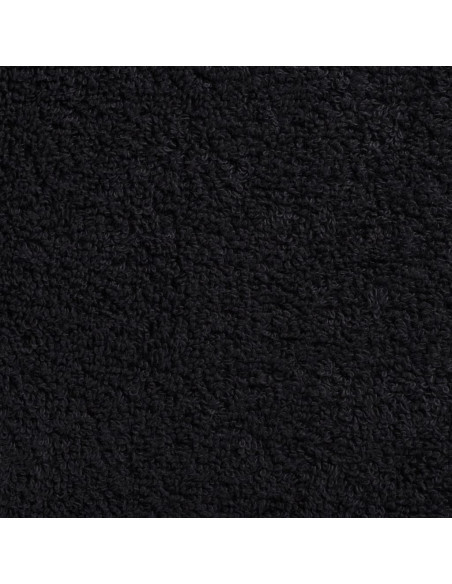 Asciugamani per Ospiti 4 pz Neri 30x50 cm 600 gsm 100% Cotone