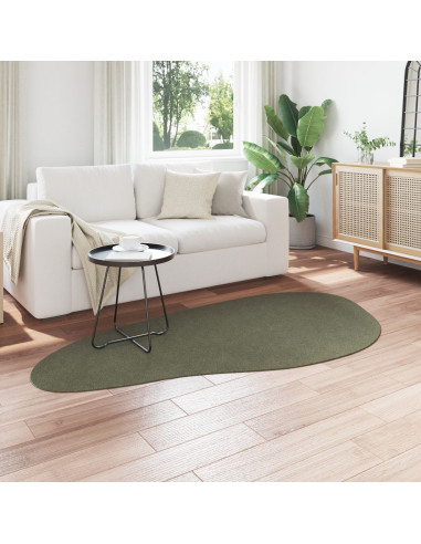 Tappeti per area HUARTE Verde foresta 100 x 200 cm Poliestere