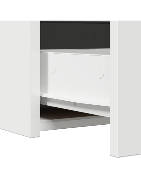 Specchiera da appendere Bianco 100x40x70 cm
