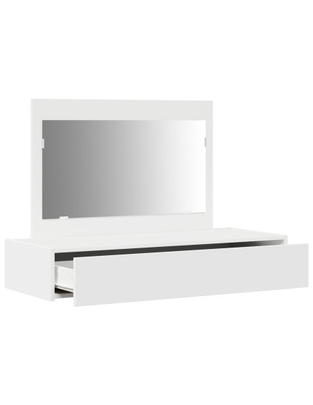 Specchiera da appendere Bianco 100x40x70 cm