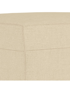 Set Divani 4 pz con Cuscini Crema in Tessuto 2