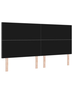 Testiera con testiera Grigio chiaro 200 cm Pelle Sintetica