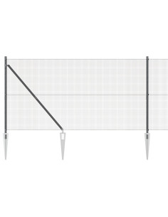Palo della recinzione Grigio 25 x 1,4 m (rete 12 x 12 mm) 2