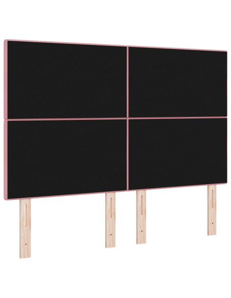Testiera imbottita Rosa 160 cm in Velluto