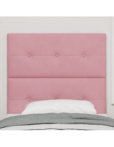 Testiera con testiera Rosa 80 cm Pelle Sintetica