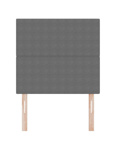 Testiera con testiera Grigio chiaro 100 cm Pelle Sintetica