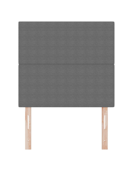 Testiera  Design Semplice Grigio Chiaro 100 cm in Tessuto Corduroy