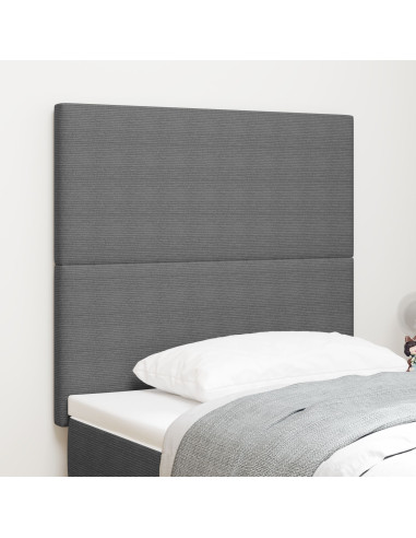 Testiera con testiera Grigio chiaro 100 cm Pelle Sintetica