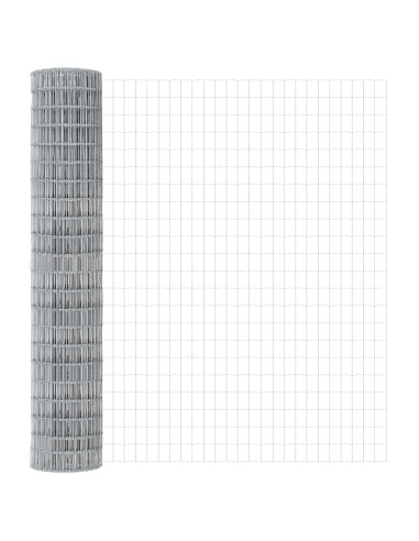 Recinzione con Posto Argento 1,5 x 10 m Acciaio