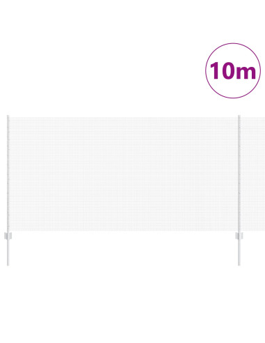 Recinzione con Posto Argento 1,2 x 10 m Acciaio