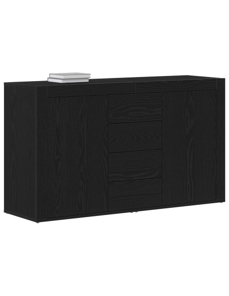 Credenza Rovere nero Legno ingegnerizzato 120 x 36 x 69 cm
