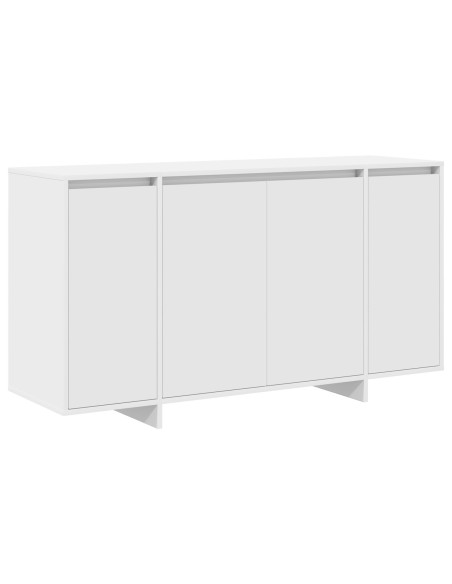 Credenza Bianca Bianca Legno 135 x 41 x 75 cm Credenza Bianca