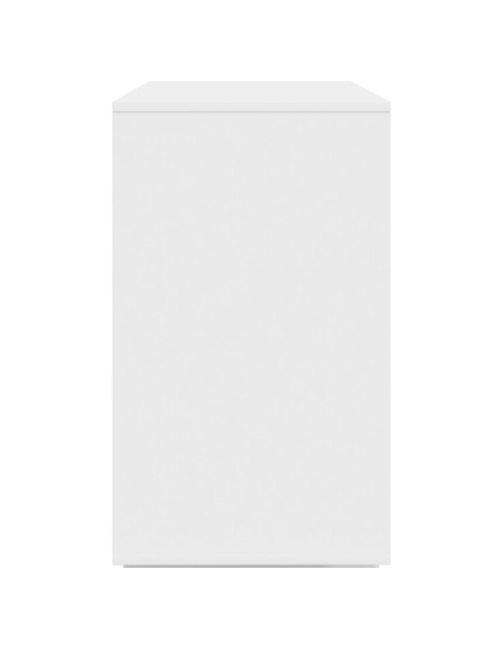 Credenza Bianca Bianca Legno 135 x 41 x 75 cm Credenza Bianca
