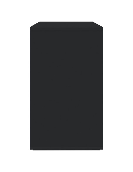 Credenza Nera  Nera Legno Ingegnerizzato 135 x 41 x 75 cm