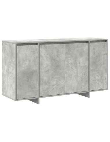 Credenza Grigio cemento 135 x 41 x 75 cm Legno multistrato