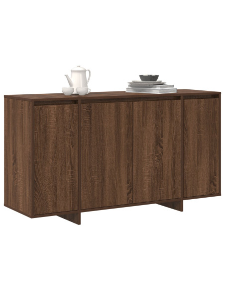 Credenza in Rovere Marrone Rovere Marrone Legno Massello di Rovere