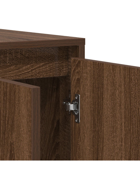 Credenza in Rovere Marrone Rovere Marrone Legno Massello di Rovere