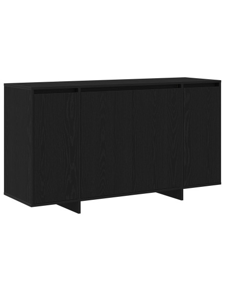 Credenza Rovere Nero 135 x 41 x 75 cm Legno multistrato