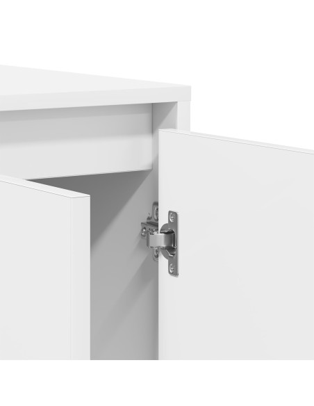 Credenza Bianca Bianca Legno Ingegnerizzato 120 x 41 x 75 cm